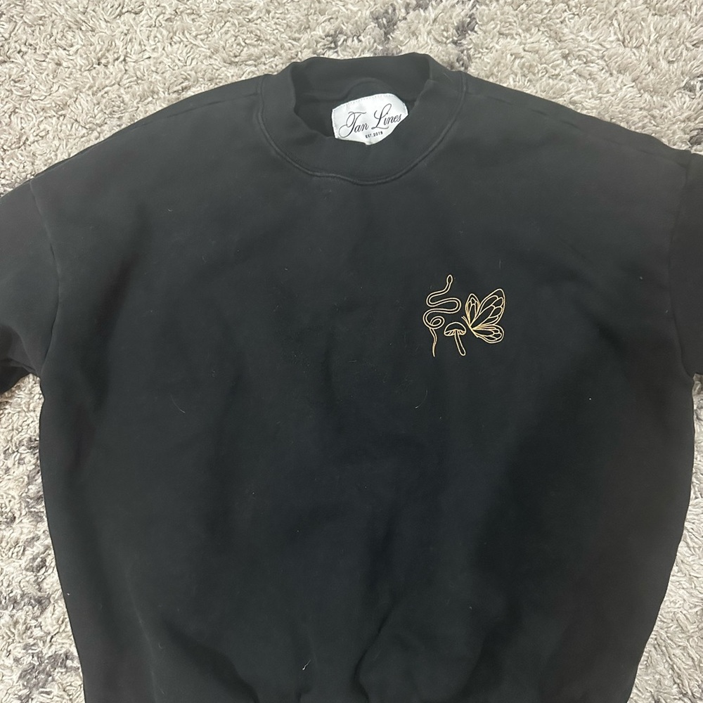 Tan lines sweatshirt - reads forever chasing sunsets and tequila